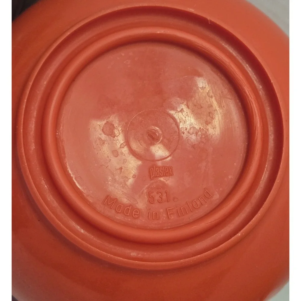 Vtg Rubbermaid Grip-N-Mix Nesting Bowls Lot 4 Autumn Gradient 70s 2663 2661 3504